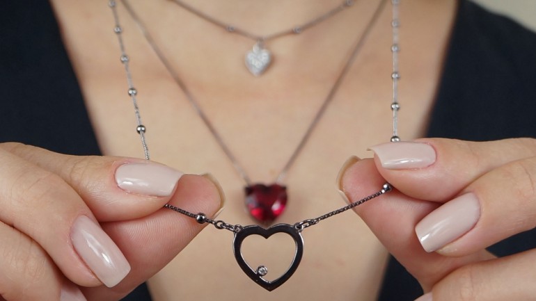 5 modelos de semi joias de coração para amar