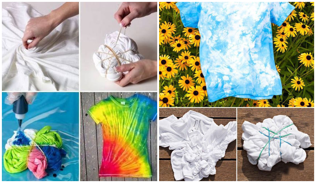 como fazer tie dye em casa