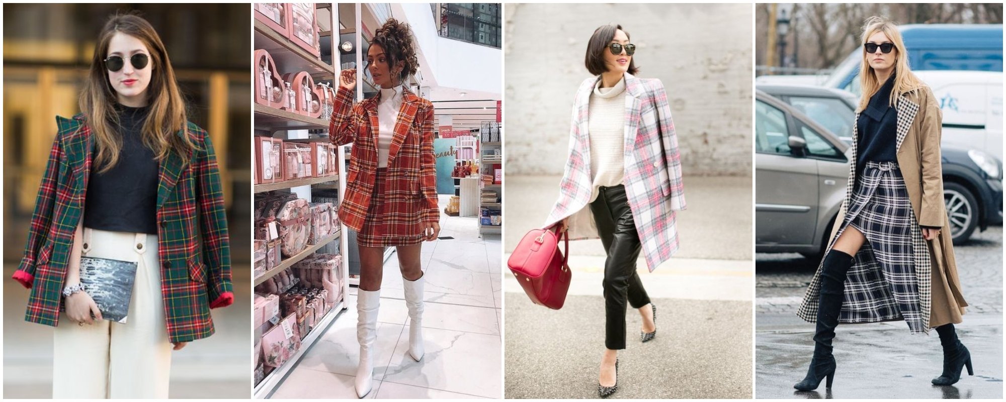 Como usar xadrez: 5 tipos looks com xadrez estilosos