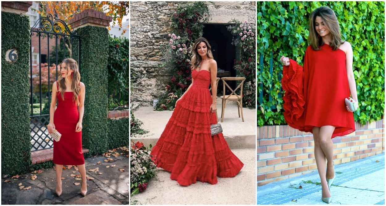 Vestido vermelho e outras peças na cor favorita do Natal - ELLE Brasil